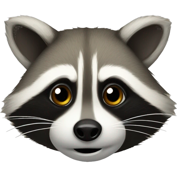 Teehee raccoon emoji