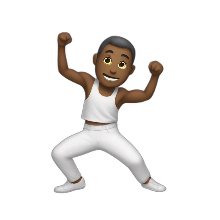 Chat qui danse emoji