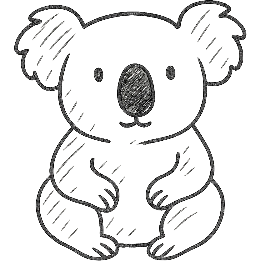 cute koala emoji