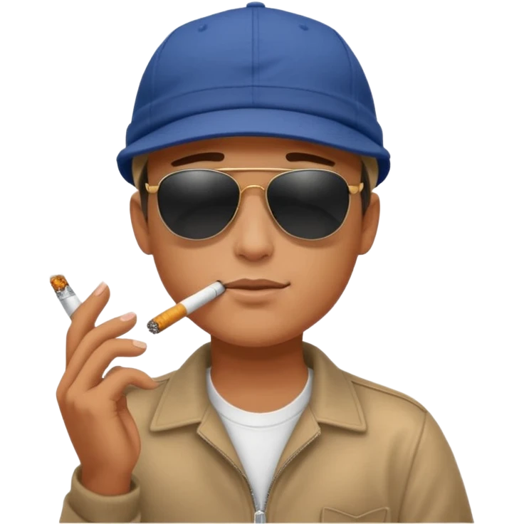 😎✌️🚬👊🧢 ben yapcam emoji