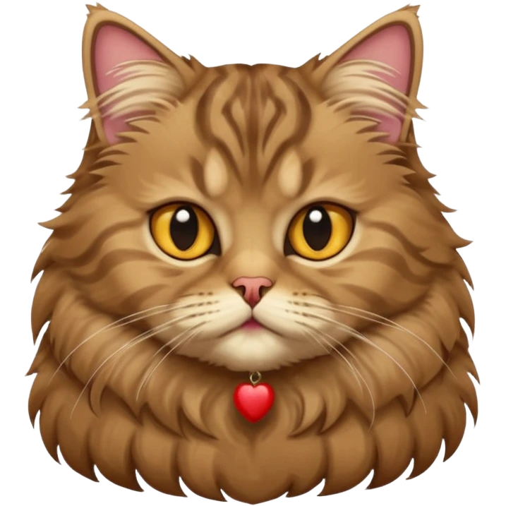 Persian tabby cat brown  emoji