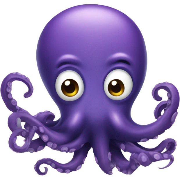 Surprised octopus emoji