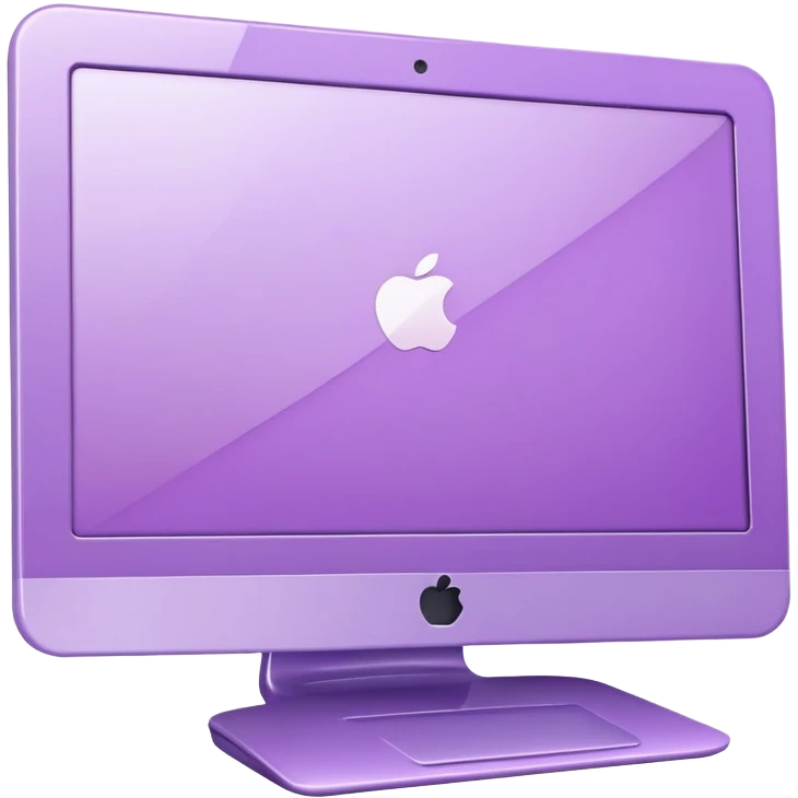 pastel violet computer emoji