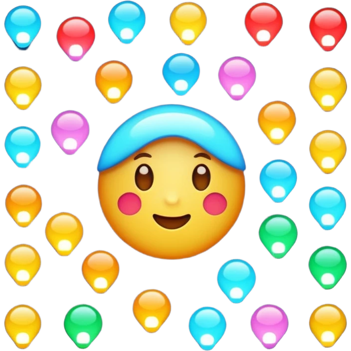 glowing lights  emoji