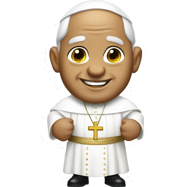 Bodybuilder Pope Francis emoji