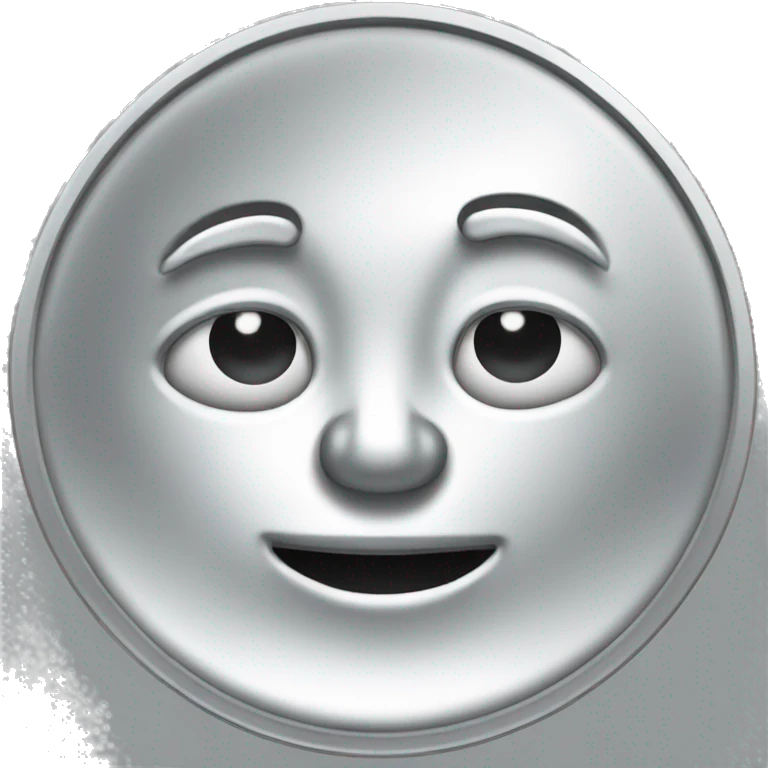 silver coin emoji