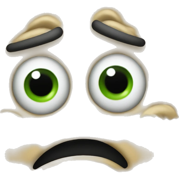 booger with one eye emoji
