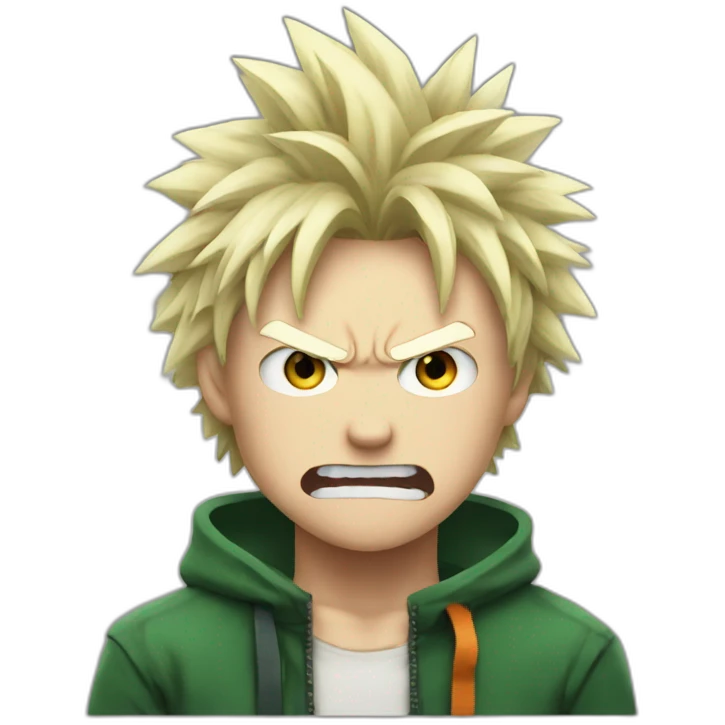 Bakugo angry emoji