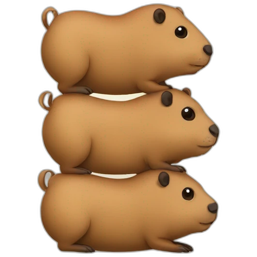 Cappybara stack emoji