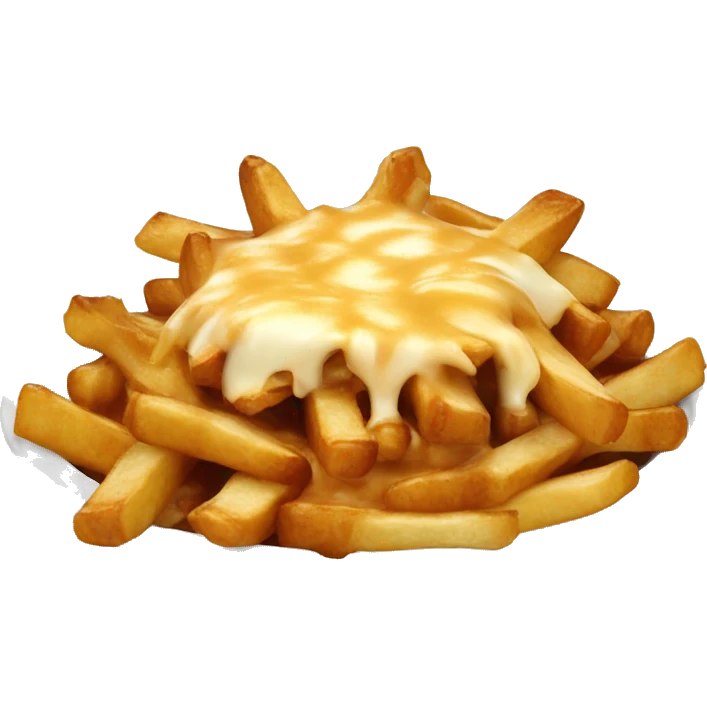 Poutine qui mange une poutine  emoji