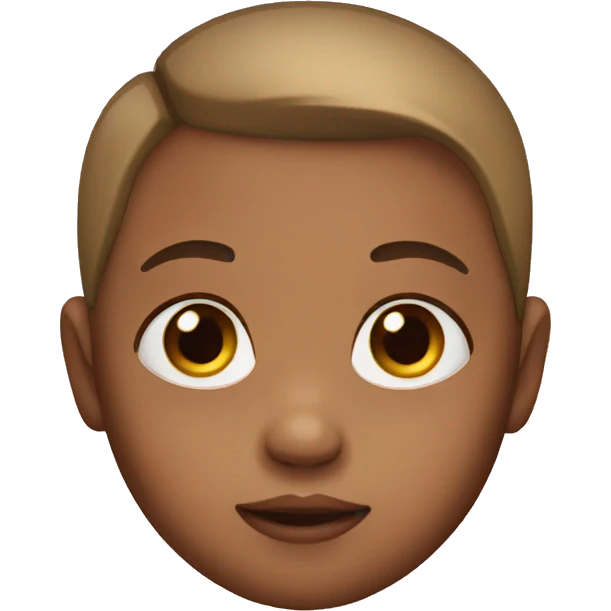 baby with straight hair emoji