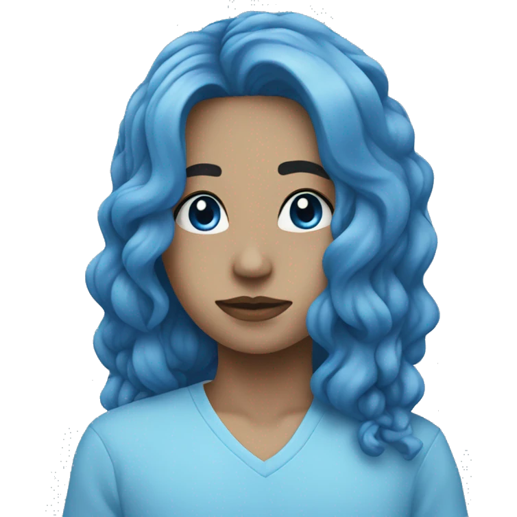 Blue aesthetic  emoji