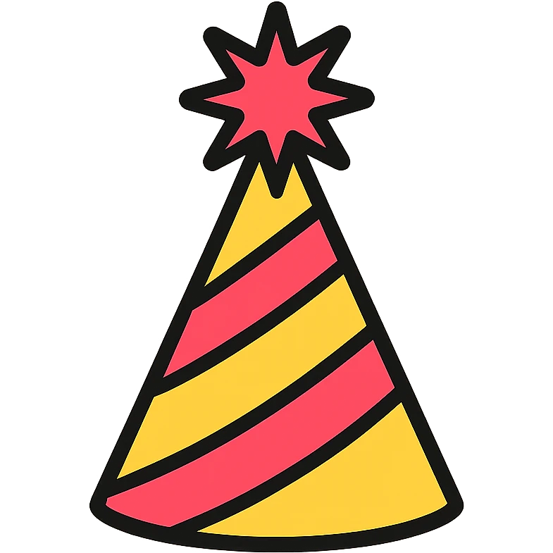 A party hat icon emoji