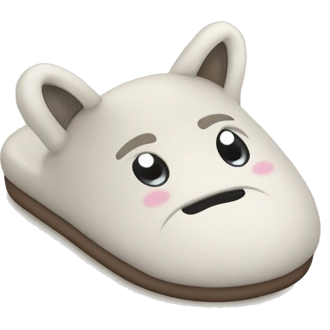 Ugh slippers  emoji