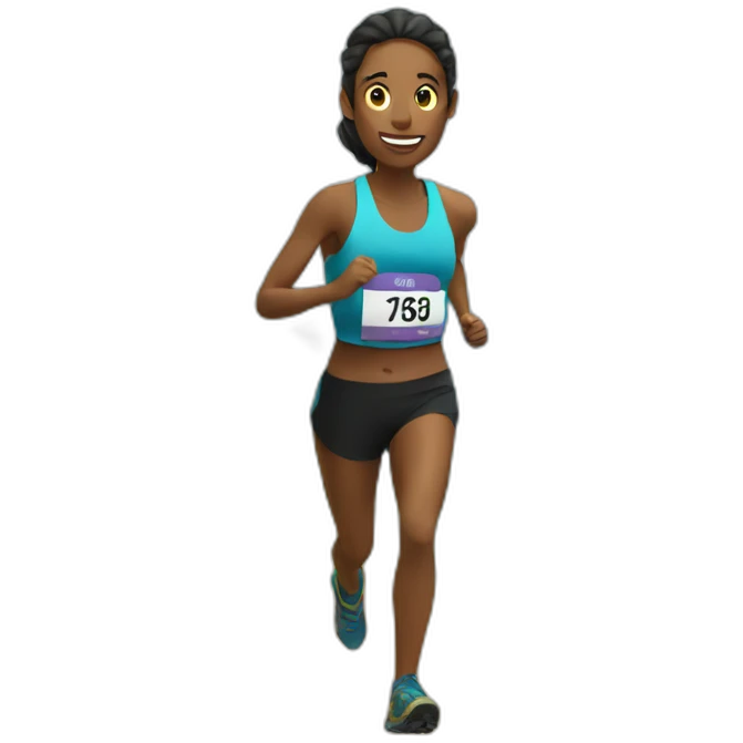 trail running emoji