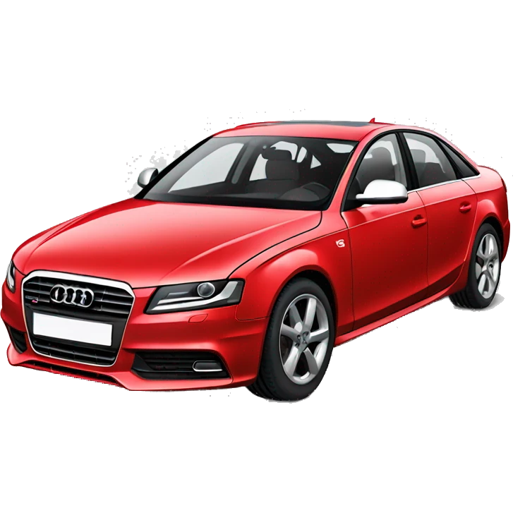 Red audi a4 emoji