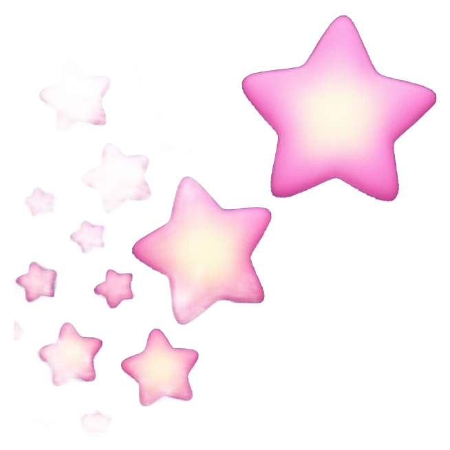 pink stars emoji