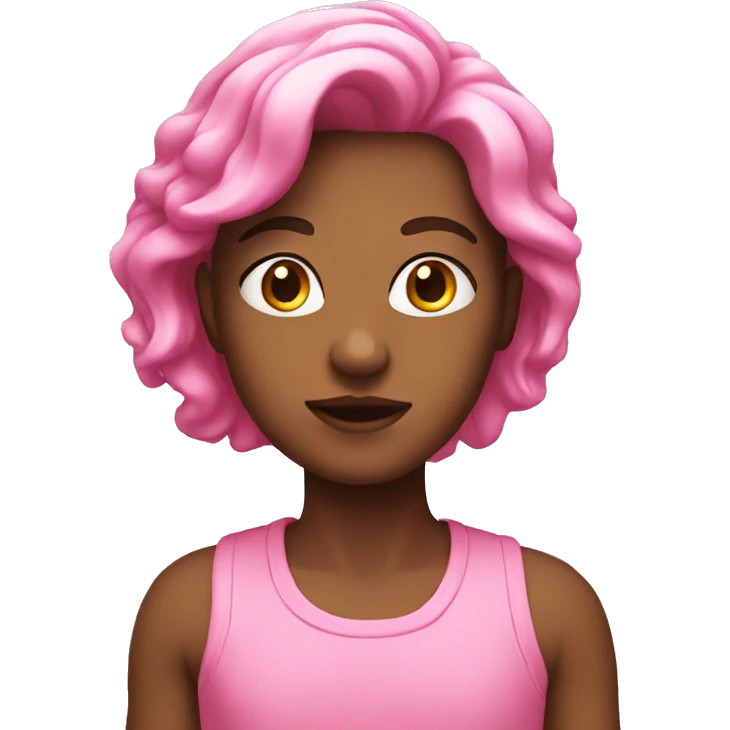 Pink emoji