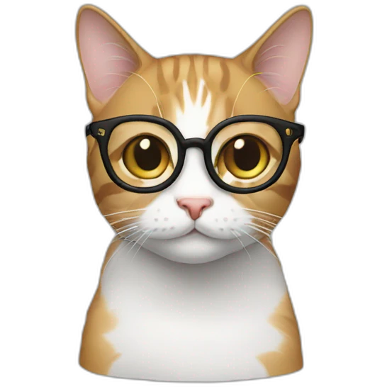 cat glasses emoji