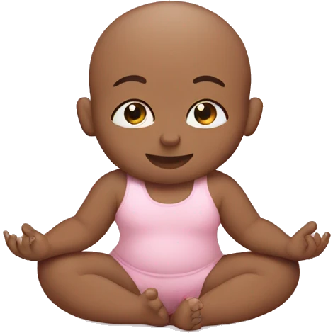 Baby pink yoga Matt  emoji