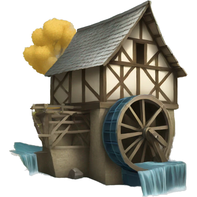 water mill emoji