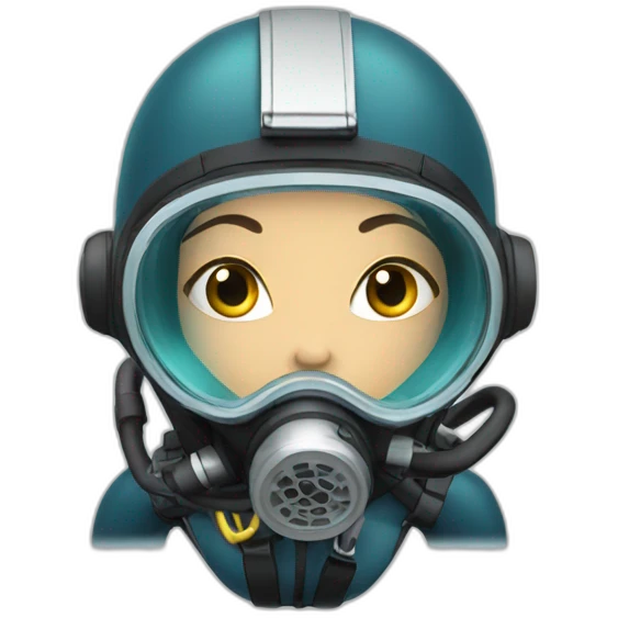underwater divers woman emoji
