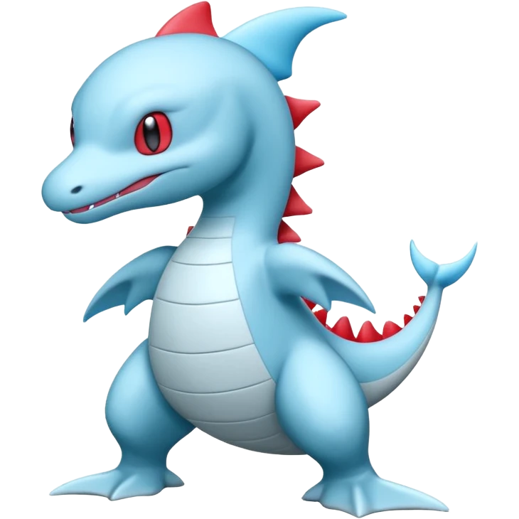 White Colorless Cold Salamence-Sprigatito (full body) emoji