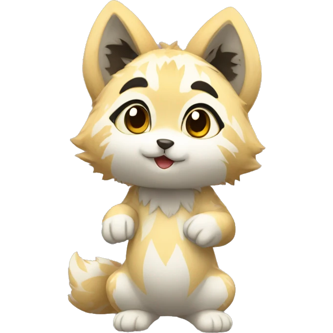 patterns, Kemono-style, Chibi, Anthro-Fur-Sona-Fakémon, Full Body emoji