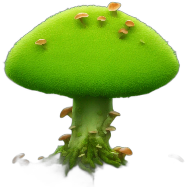 moss with fungi emoji