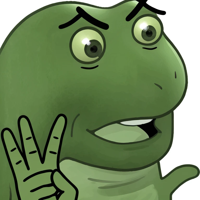 nah el hareketi, expressive hand gesture, meme style, simple background emoji