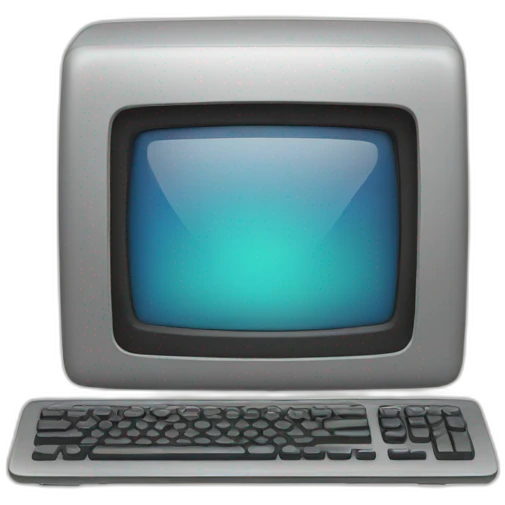 smart computer emoji