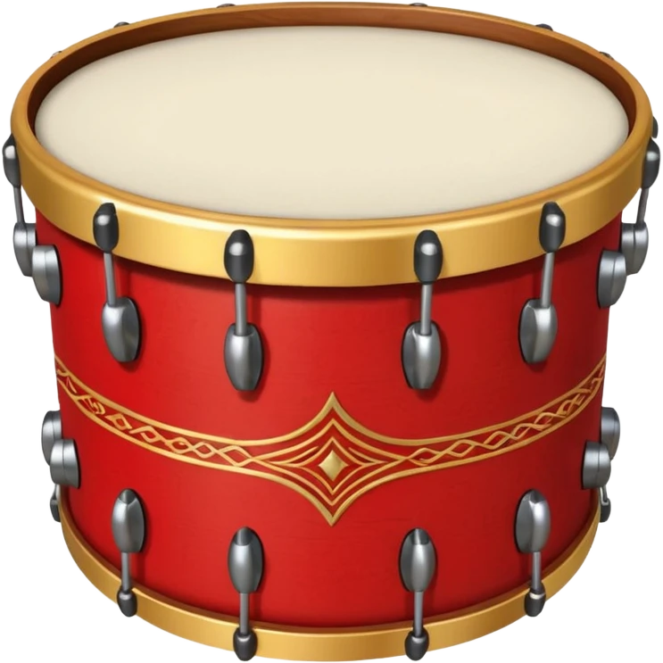 Decorative Drum red emoji