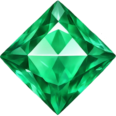 green diamond emoji