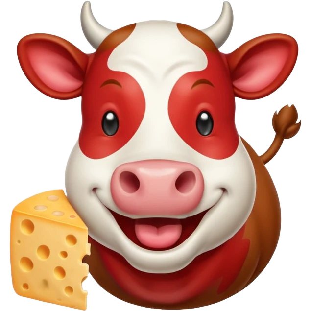 Laughing cow emoji