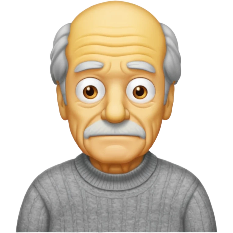 the simpsons, grandpa abe . emoji