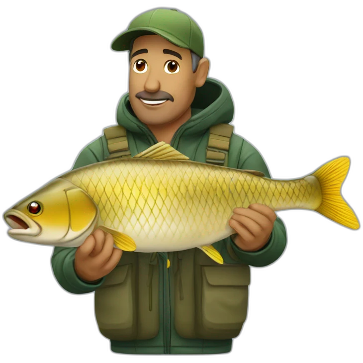 carp fisherman emoji