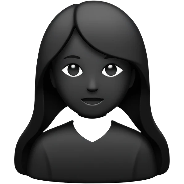user silhouette icon 3D emoji