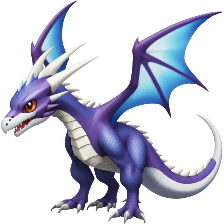 Shiny Cool Badass Noivern-Latios-Marowak-Lugia-Fakémon-hybrid-creature (full body)  emoji