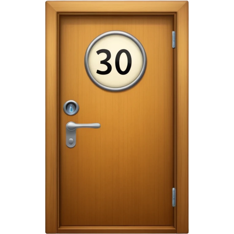 hotel room door number  wood emoji