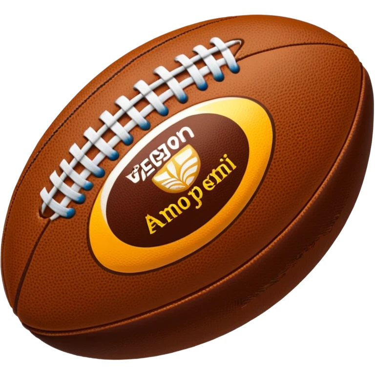 Rugby ball emoji