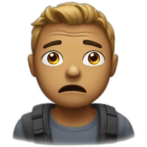 perplexed emoji