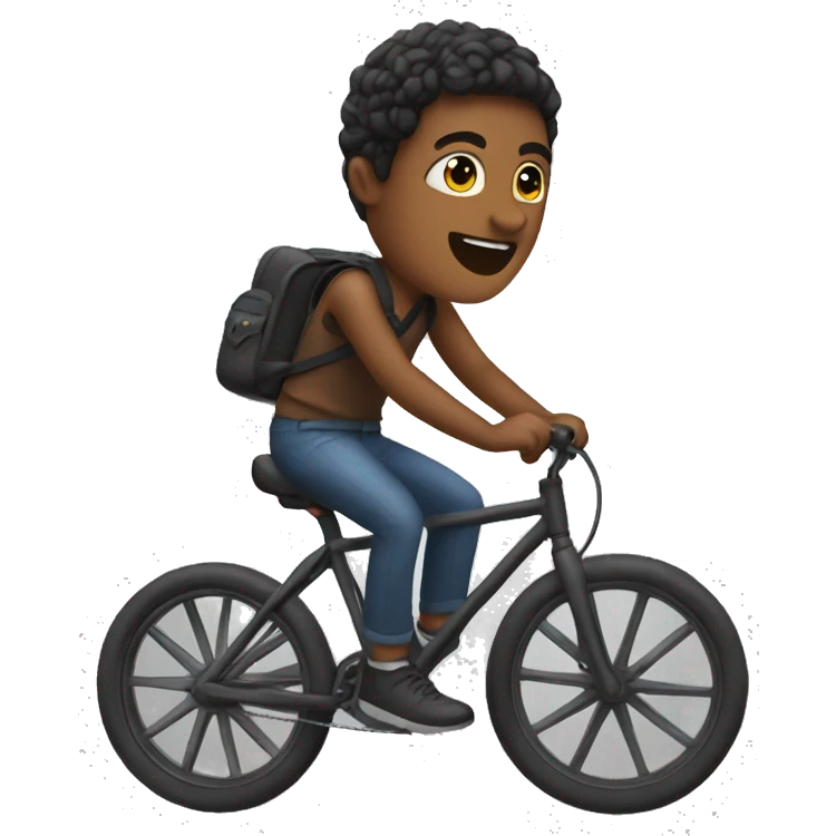 Me on a bike emoji