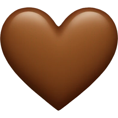 brown heart emoji