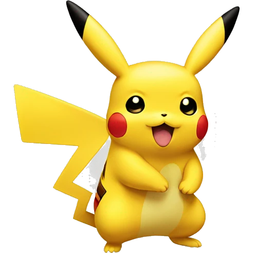 Desenho do Pikachu dando joinha emoji