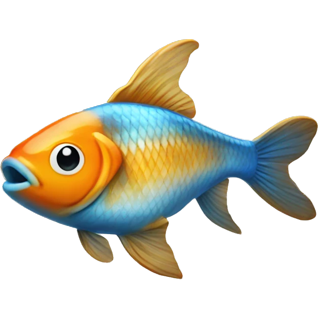 Gold fish cracker  emoji