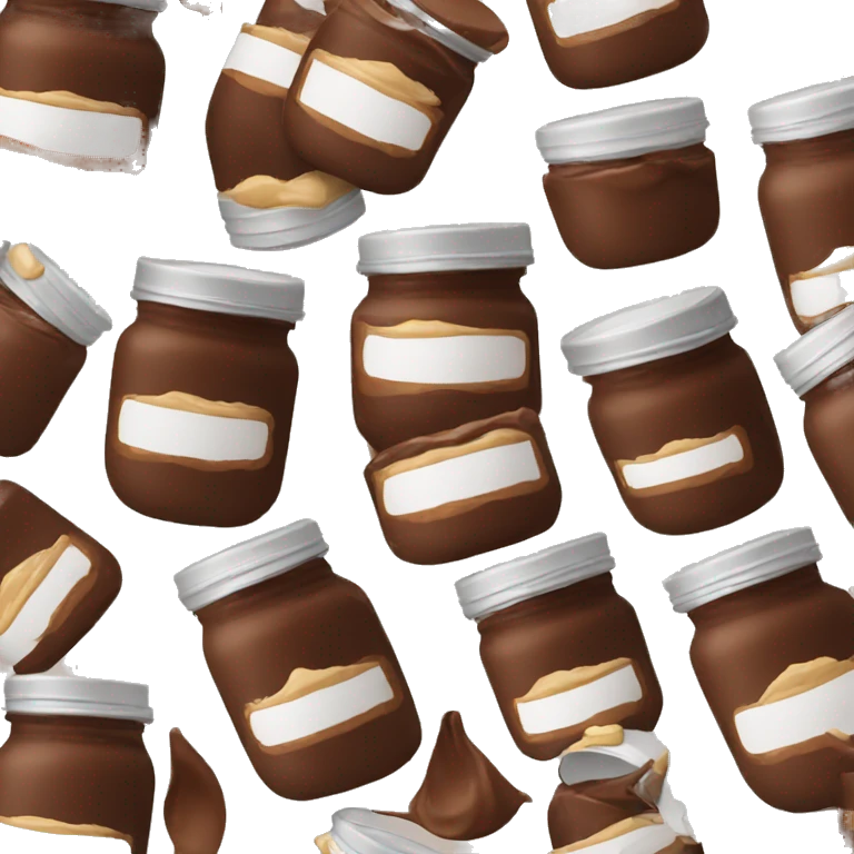 jar of hazelnut chocolate spread emoji