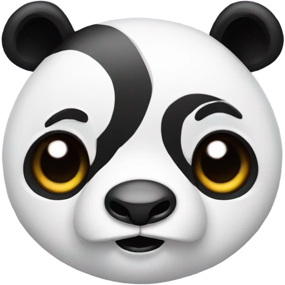 panda with third eye open emoji