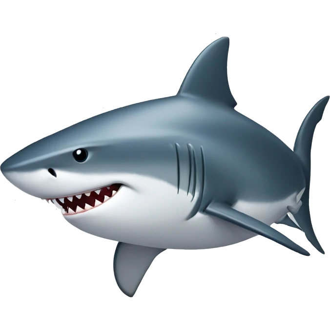 Shark with a top hati  emoji