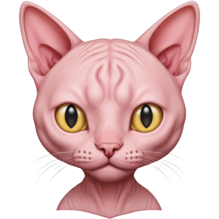 Кот голый emoji