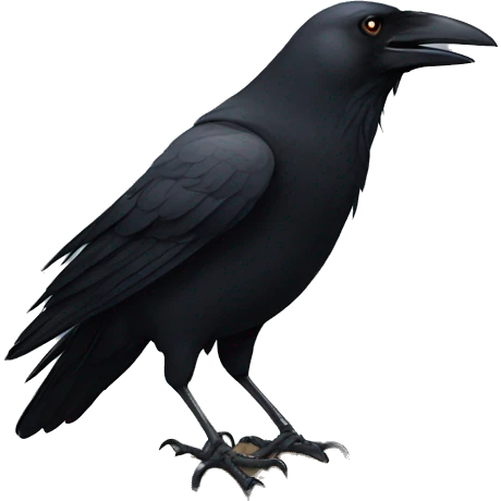 crow emoji